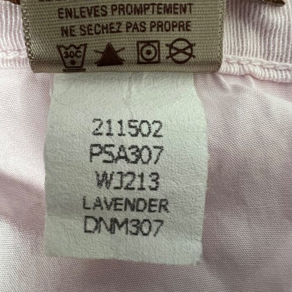 Paige Womens Peg Skinny Jeans Lavender Pink Stretch Premium Denim size 26 - Picture 9 of 10